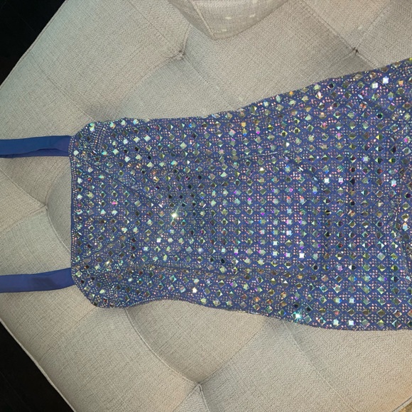 OH POLLY EMBELLISHED SQUARE NECK MINI DRESS SIZE 6 - Picture 6 of 6